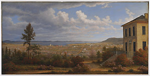 Hobart Town, taken from the garden where I lived, 1832 ...