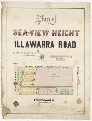 Plan of Sea-View Height, Illawarra Road [cartographic m...