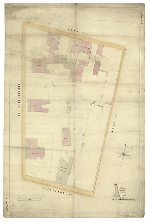 Plan of a block of land north of Cleveland St, Parish o...