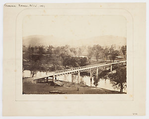 Bridge at Gundagai, N.S.W., 1867 / photographer William...