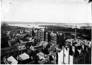 The city from the Supreme Court, King Street, showing M...