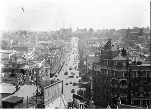 View from King's Cross: Sydney Grammar, T & G Building,...
