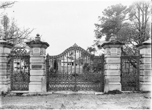 Wrought iron gates for Penshurst (mansion)