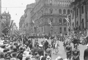 [Duke of Gloucester's parade, Bridge Street, 1934]