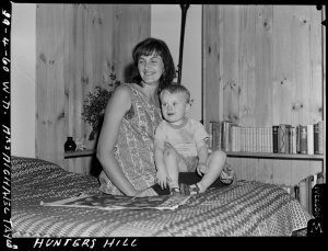 Mrs Michael Taylor and child. Hunters Hill, 29 April 19...