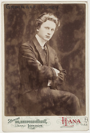Percy Grainger, pianist and composer - portrait, ca. 19...