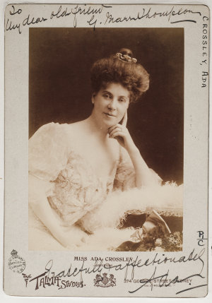 Ada Crossley, Australian contralto - portrait, 1903 / T...