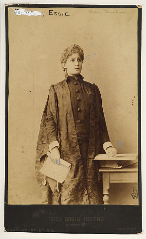 Essie Jenyns, actor, as Portia, ca. 1887-1888 / photogr...