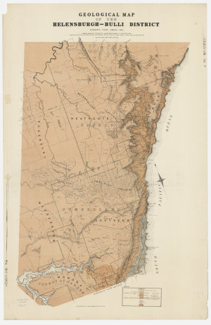 Geological map of the Helensburgh -  Bulli district [ca...