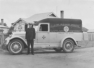 Singleton's first ambulance - Singleton, NSW