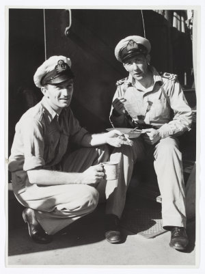 Lieutenant John Noyes and Lieutenant Jim McCusker of th...