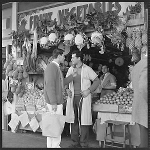 File 19: Fruit and Veg shop, City, ca 1960s / photograp...