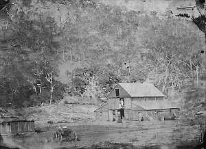 Bluff River water mill (later destroyed by railway work...