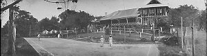 Tennis match at guest house - Terrigal, NSW