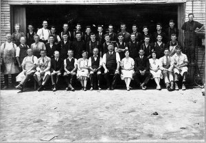 Mr Fred Blacklock front row, 2 from left - Albury, NSW