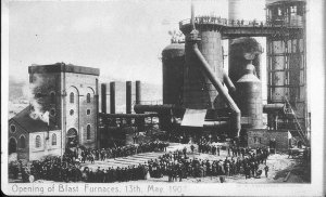 Opening of the blast furnaces - Lithgow, NSW