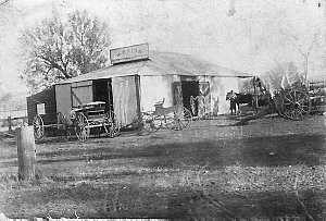 William Baird's Blacksmith shop - Albury district, NSW