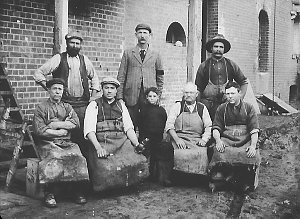 Staff of Elliott's Riverine Brewery, Deniliquin, George...