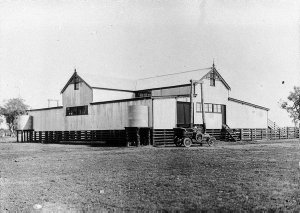 This shearing shed was the first to be fully electric i...