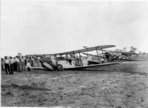 RAAF Westland Wapiti aeroplanes, A5-27 and A5-13, damag...