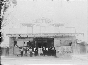 Building destroyed by fire in 1929 - Bowraville, NSW