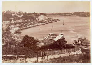 Lavender Bay, Sydney Harbour [showing baths and steamtr...