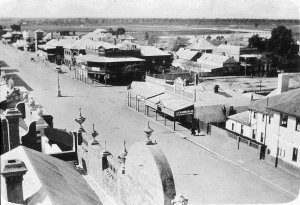 View of street from roof - Forbes, NSW