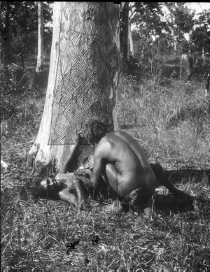 Aboriginal initiation ceremony - Port Macquarie area, N...