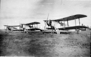 Three RAAF Westland Wapiti bomber aircraft lined up at ...