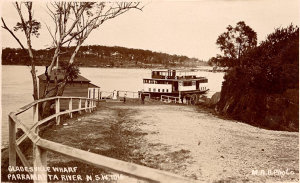 Gladesville Wharf, Parramatta River, N.S.W.