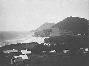 View of Stanwell Park from Bald Hill (with dwellings in...
