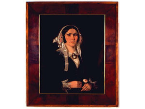 Mrs Thomas Hyland, 1854 / oil portrait by Joseph Backle...
