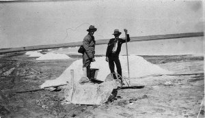 Salt scraping at Sea Lake for Department of Water Resou...
