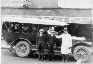 Bert Robinson's Kempsey to South West Rocks bus service...