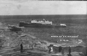 Wreck of the SS "Malabar" - Sydney, NSW