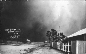 Dust storm - Adams street, Cootamundra, NSW