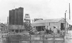 The second Occidental plant under construction, showing...