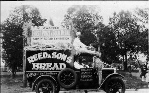 Reed and Sons' bakers van in W.S.H.A.D.C. Procession - ...
