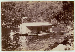 House boat, Cowan Creek, Kuring Gai Chase [including st...