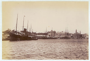 Circular Quay [showing berthed ships]