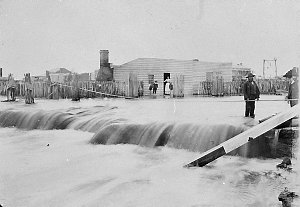Flood in Port Germein, SA - Port Germein, SA