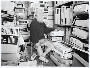 Ernest Ridding, Ernie's Charity Recycling, Glebe, 1998 ...