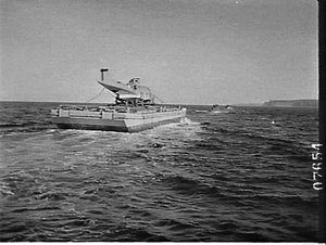 RAAF tow P.G. Taylor's famous Catalina flying boat from...