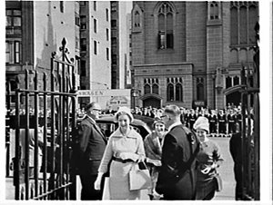 Governor E.W. Woodward arriving for the opening of NSW ...