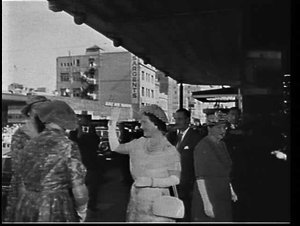 Elizabeth the Queen Mother arriving at the Trocadero fo...