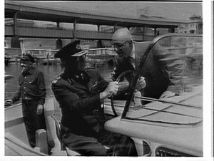 New police speedboat, the William J. MacKay, handed ove...
