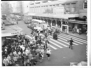 Pedestrians, traffic and city street scenes, Sydney