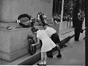 Annual Legacy wreath laying and gymnastic display, 1961...