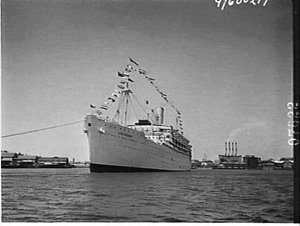 Stratheden sailing, 1960