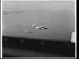 CSIRO Cessna rainmaking aircraft over Sydney